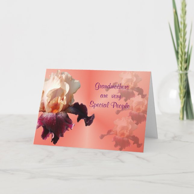 Iris [2]- customise for any occasin card (Front)