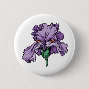 Iris 6 Cm Round Badge