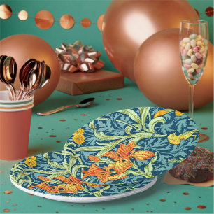 Iris, a William Morris pattern, Paper Plate