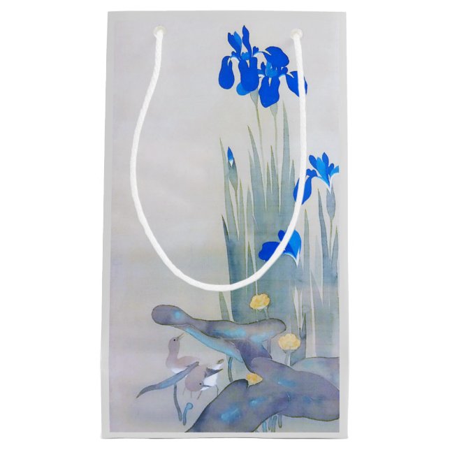 Iris and Bird, Watanabe Seitei Small Gift Bag (Front)