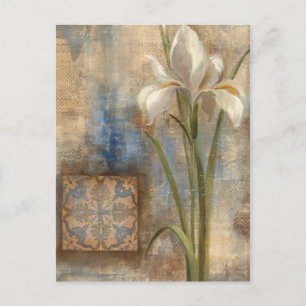 Iris and Tile Postcard