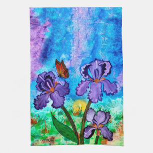 Iris at Sunrise 16" x 24" Hand Towel