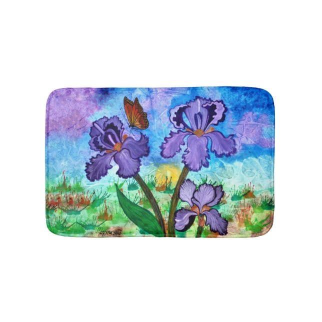 Iris at Sunrise Bathmat (Front)