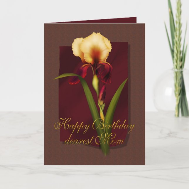 Iris Birthday Card (Front)