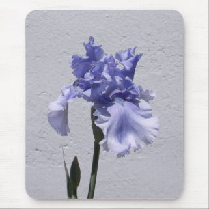 Iris Bloom Mouse Pad