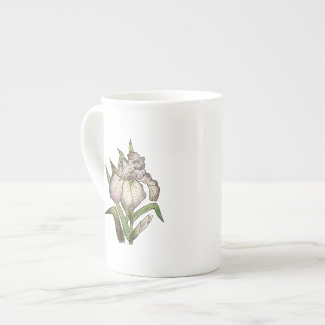 Iris Bone China Cup (Front Left)