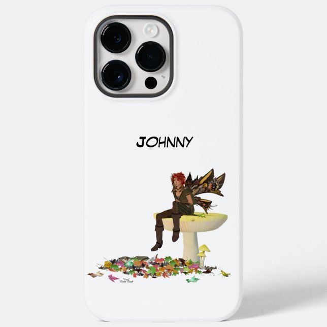 Iris Boy Fairy On Mushroom iPhone / iPad case (Back)