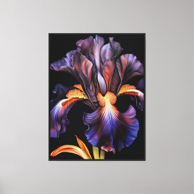 Iris Canvas Wall Art (Front)