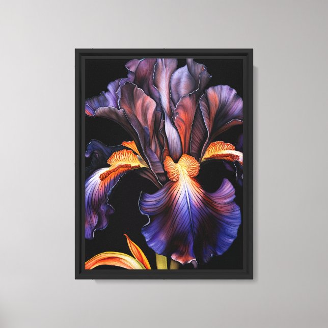 Iris Canvas Wall Art (Front)