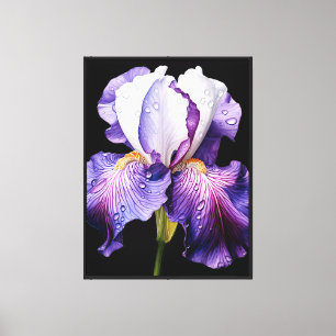 Iris Canvas Wall Art