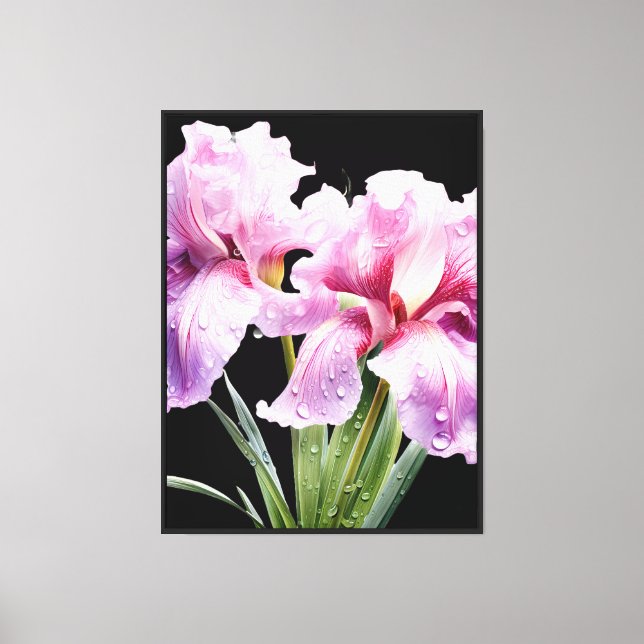 Iris Canvas Wall Art (Front)