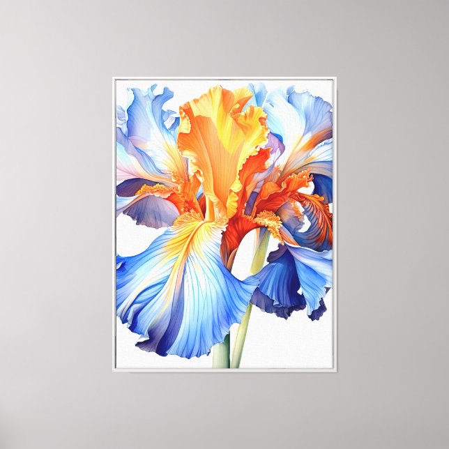 Iris Canvas Wall Art (Front)
