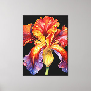 Iris Canvas Wall Art