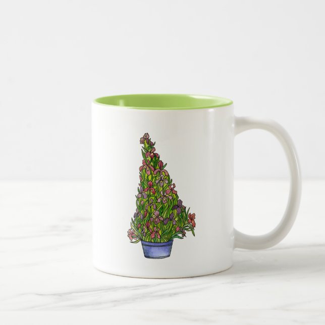 Iris Christmas tree mug (Right)