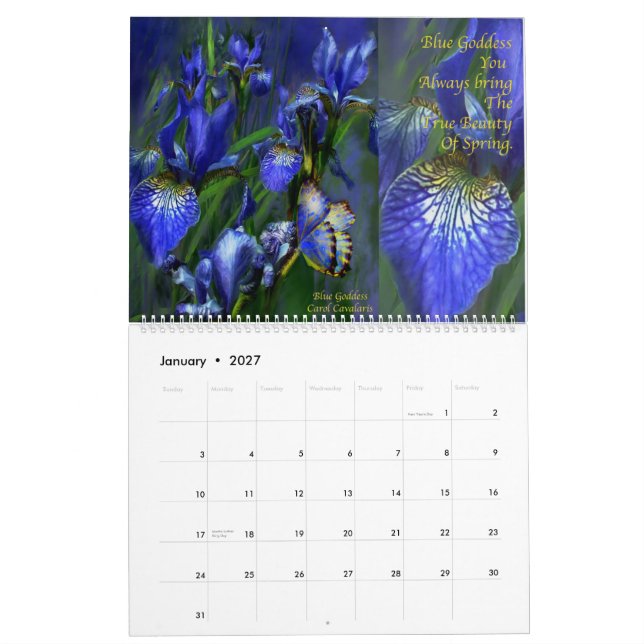 Iris Collection 2 Art Calendar 2012 (Jan 2027)