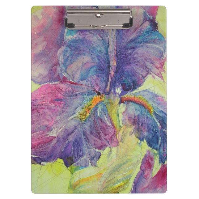 Iris Cracked Up Clipboard (Front)