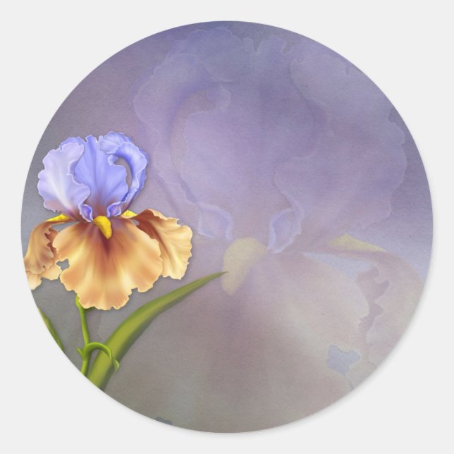 Iris Dream Classic Round Sticker (Front)