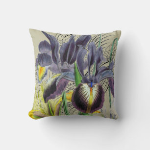 Iris Floral Fantasy 2.0 Neutral Cushion