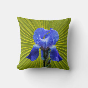 Iris flower cushion
