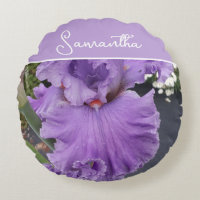 Iris Flower Flowers Purple Lavender Lilac Apron