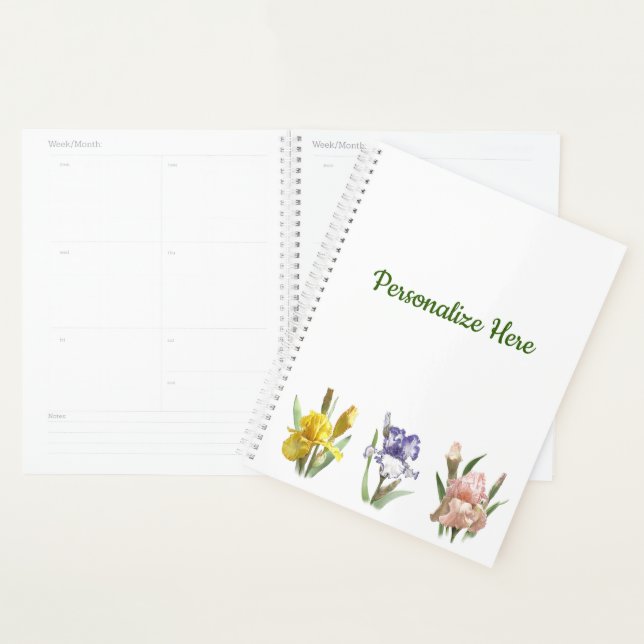 Iris Flower Garden Planner (Display)