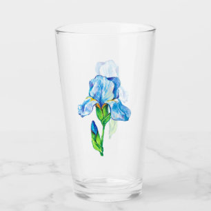 Iris flower glass