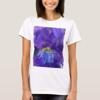 Iris Flower Purple Watercolor