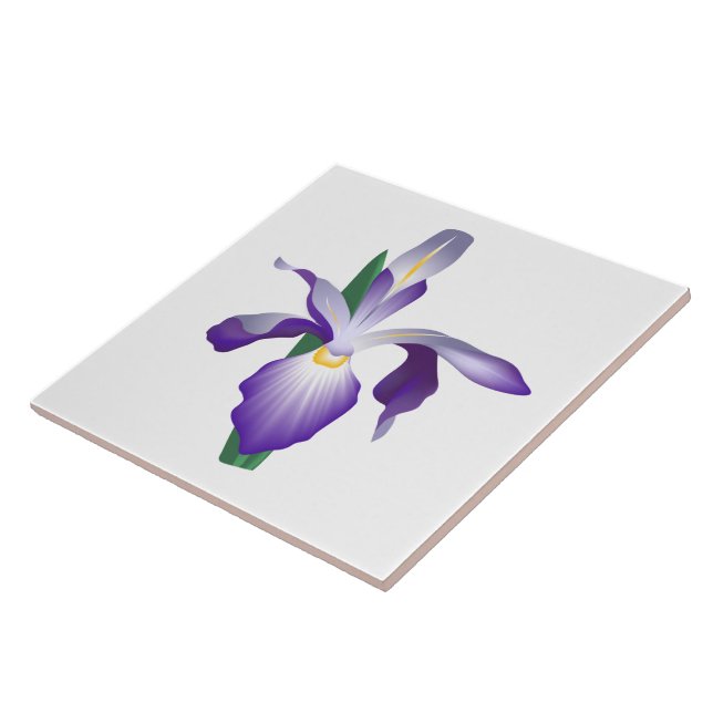 Iris Flower Tile (Side)