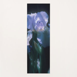 Iris Flowers at Twilight Beach Towel Yoga Mat