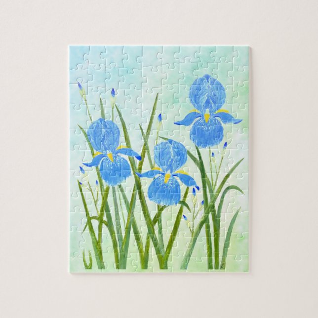 Iris Flowers Jigsaw Puzzle (Vertical)