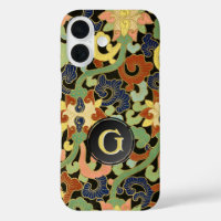 Iris Flowers Monogram