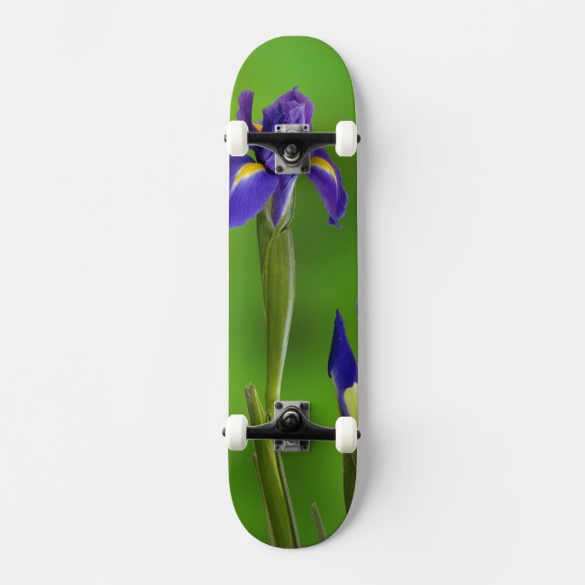 Iris Flowers Skateboard (Front)