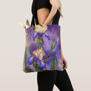 Iris Flowers Tote Bag