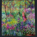 Iris Garden Claude Monet Fine Art Shower Curtain<br><div class="desc">The Iris Garden at Giverny was painted by French Impressionism painter,  Claude Monet,  in 1900 showing his iris flower garden in Giverny,  France.</div>