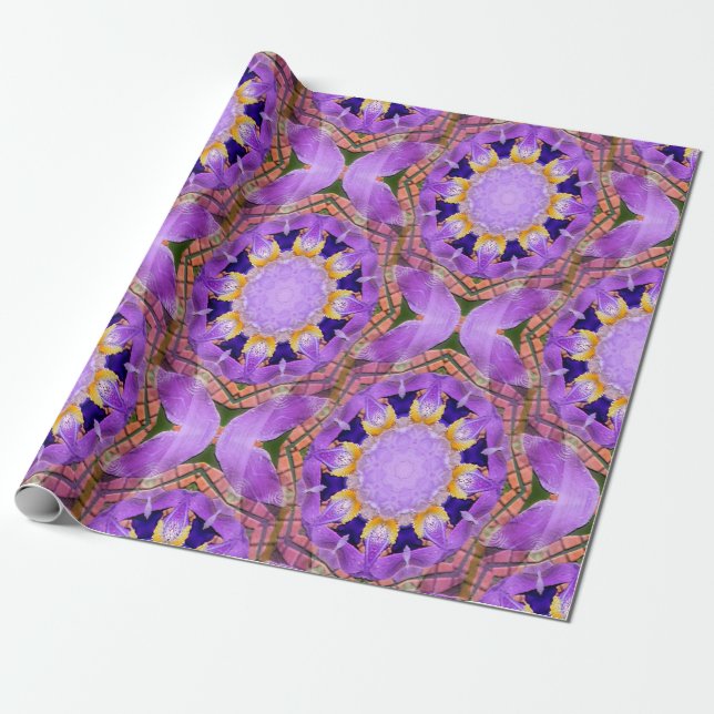 Iris Garden..... Wrapping Paper (Unrolled)
