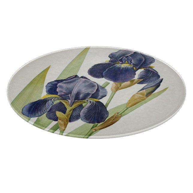 Iris Germanica, from `Les Liliacees', 1805 Cutting Board (Corner)