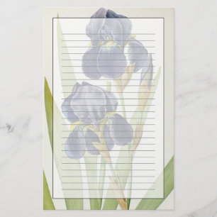Iris Germanica, from `Les Liliacees', 1805 Stationery