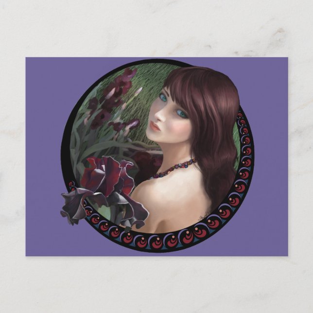 Iris Girl Postcard (Front)