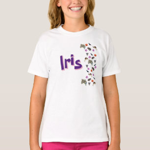 Iris, Girls Name With Australian Wildlife, T-Shirt