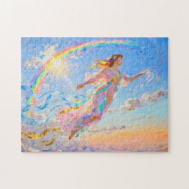 Iris Goddess of the Rainbow from Greek Mythology Jigsaw Puzzle (Horizontal)