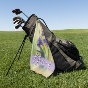 Iris Golf Towel