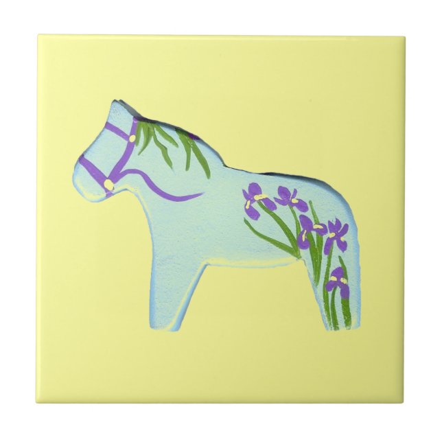 Iris Horse Tile (Front)