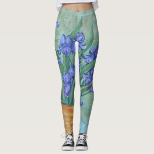Iris In A Vase Leggings