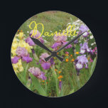 Iris irises floral Flowers Cottage Garden Birthday<br><div class="desc">Yellow Bearded Iris floral Flowers Birthday Card. Designed from one of original floral photo from my garden.</div>