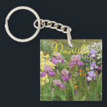 Iris irises floral Flowers Cottage Garden Birthday<br><div class="desc">Yellow Bearded Iris floral Flowers Birthday Card. Designed from one of original floral photo from my garden.</div>