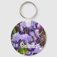 Iris Irises Purple Flower Floral Womans Name