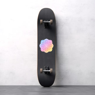 Iris Mandala Custom-Cut Vinyl Sticker