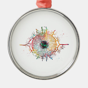 Iris Metal Tree Decoration