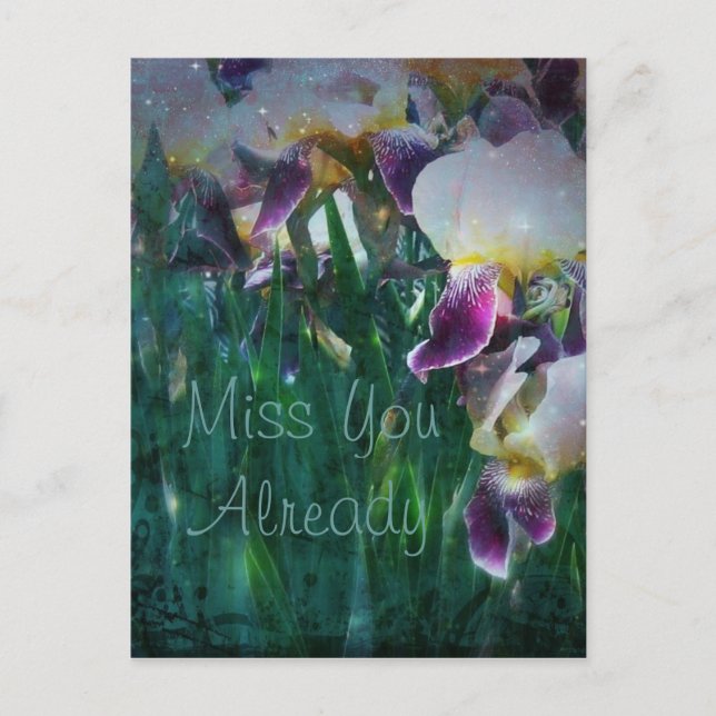 Iris Miss You Already Postcard (Front)