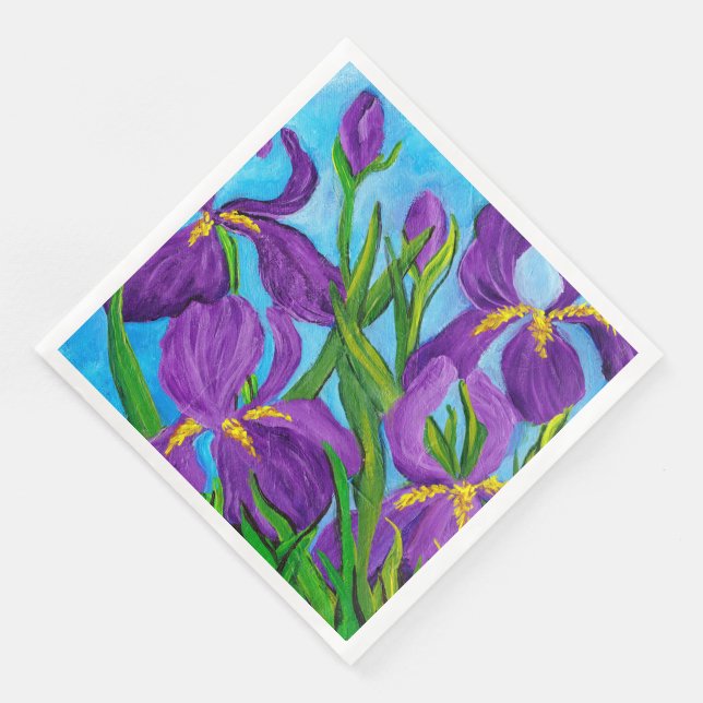 Iris Napkin (Corner)